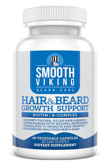 Hair & Beard Support by Smooth Viking