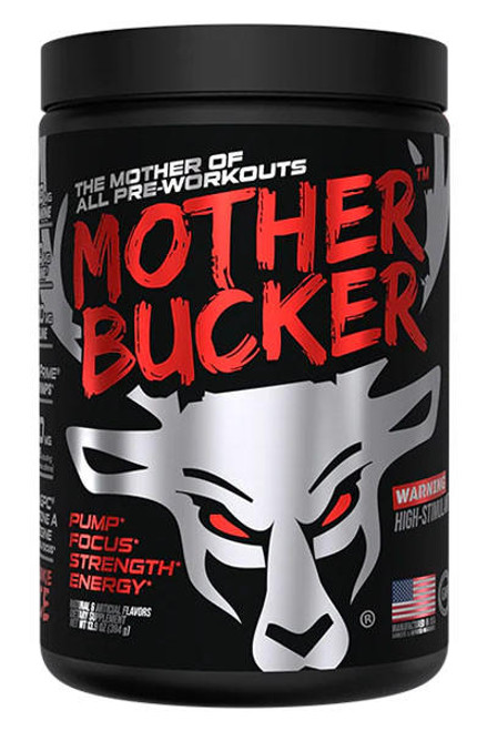 Jar of Mother Bucker Pre Workout by Bucked Up