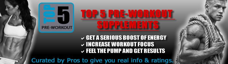 top 5 pre workouts banner